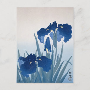 Irises van Ohara Koson Briefkaart