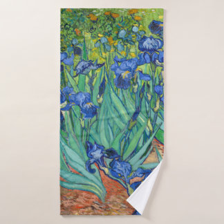 Irises van Van Gogh. Badhanddoek