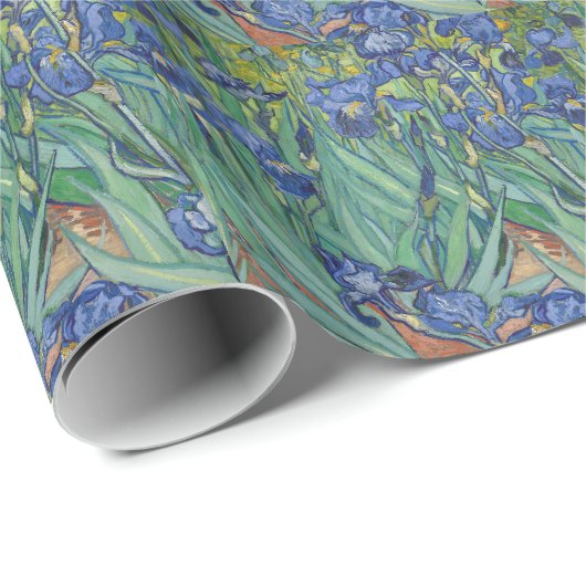 Irises van Van Gogh Cadeaupapier (Rol Hoek)