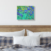 Irises van Van Gogh Canvas Afdruk (Insitu (Slaapkamer))