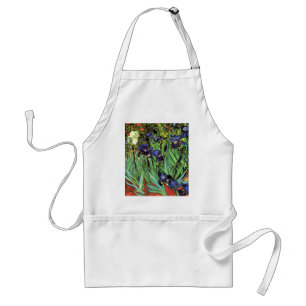 Irises van Van Gogh Fine Art Standaard Schort