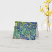 Irises van Van Gogh Kaart (Gele Bloem)