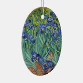 Irises van Van Gogh Keramisch Ornament (Rechts)