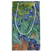 Irises van Van Gogh Klein Cadeauzakje (Achterkant)