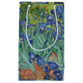 Irises van Van Gogh Klein Cadeauzakje (Voorkant)
