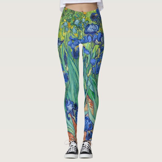 Irises van Van Gogh Leggings (Voorkant)