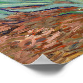 Irises van Van Gogh Poster Print (Hoek)