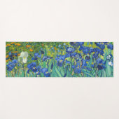 Irises van Van Gogh. Yogamat (Voorkant (horizontaal))