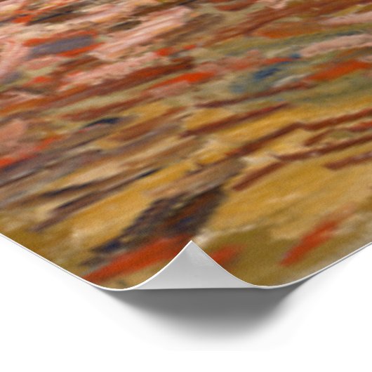 Irises van Vincent Van Gogh 1889 Poster (Hoek)