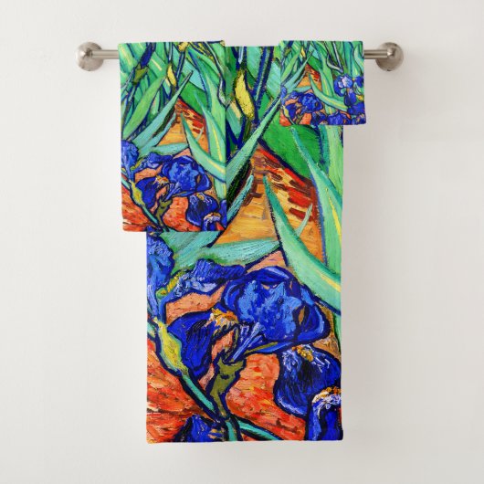 Irises van Vincent Van Gogh Bad Handdoek (Insitu)