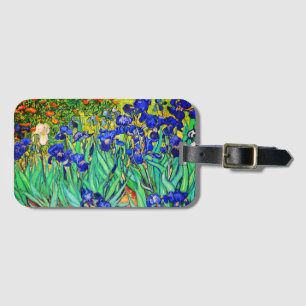 Irises van Vincent Van Gogh Bagagelabel