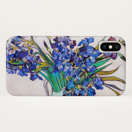 Irises van Vincent Van Gogh blauwe bloemen kunst Case-Mate iPhone Case (Achterkant (horizontaal))