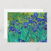 Irises van Vincent Van Gogh Briefkaart (Voorkant / Achterkant)