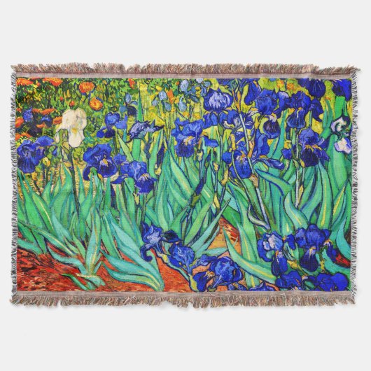 Irises van Vincent Van Gogh Deken (Voorkant)