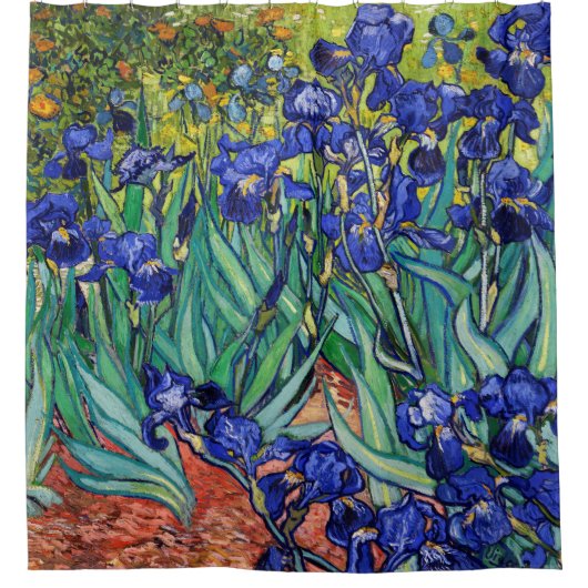 Irises van Vincent van Gogh Douchegordijn (Voorkant)