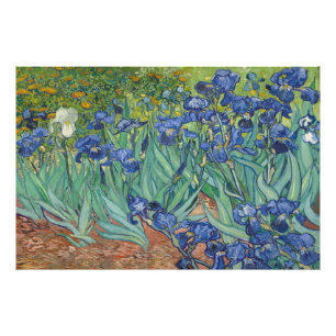 Irises van Vincent van Gogh Foto Afdruk