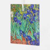 Irises van Vincent Van Gogh Glas Ornament (Voorkant links)