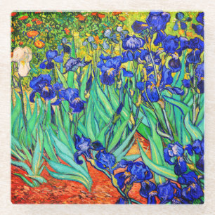 Irises van Vincent Van Gogh Glazen Onderzetter