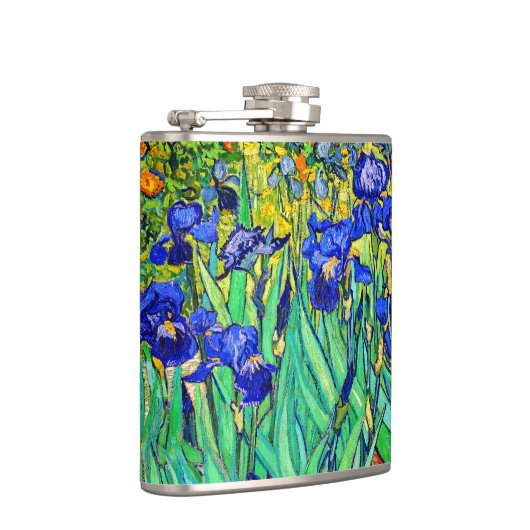 Irises van Vincent Van Gogh Heupfles (Rechts)