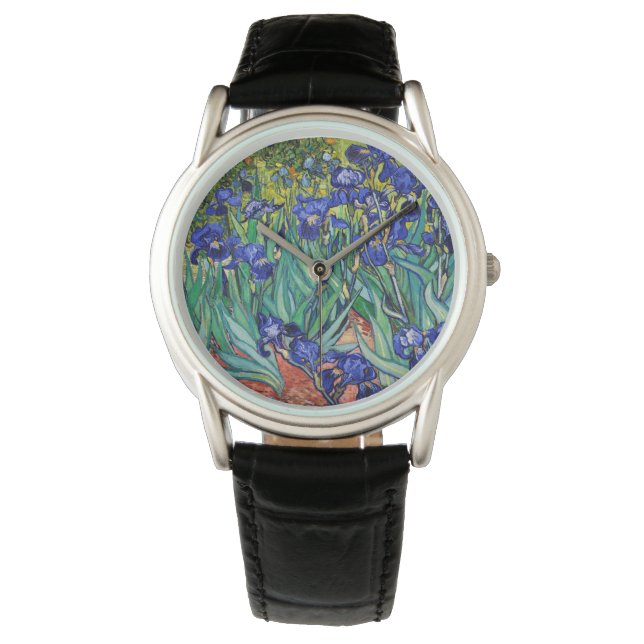 Irises van Vincent van Gogh Horloge (Voorkant)