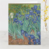 Irises van Vincent Van Gogh Kaart (Gele Bloem)