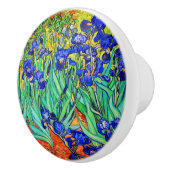 Irises van Vincent Van Gogh Keramische Knop (Rechts)