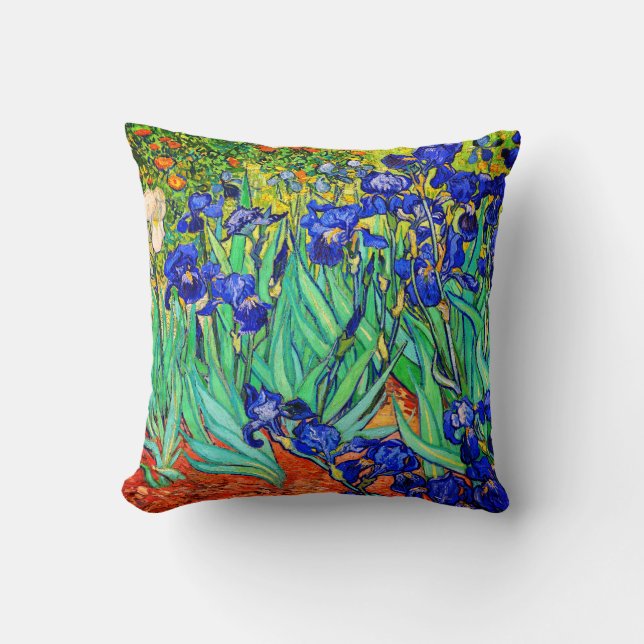 Irises van Vincent Van Gogh Kussen (Voorkant)