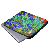 Irises van Vincent Van Gogh Laptop Sleeve (Voorkant onderkant)