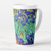 Irises van Vincent Van Gogh Latte Mok (Rechterhoek)