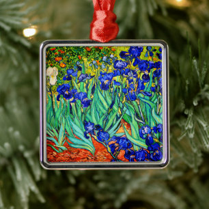 Irises van Vincent Van Gogh Metalen Ornament