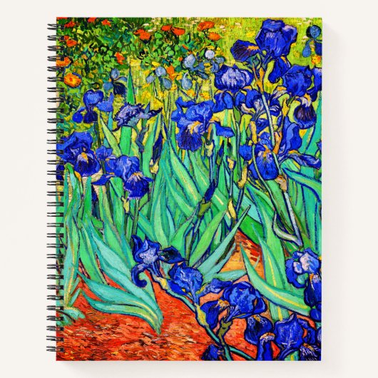 Irises van Vincent Van Gogh Notitieboek (Voorkant)