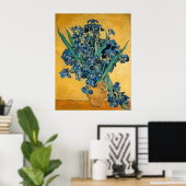 Irises van Vincent van Gogh Poster (Thuiskantoor)