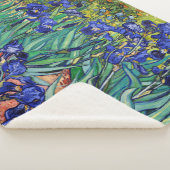 Irises van Vincent van Gogh Sherpa Deken (3/4)