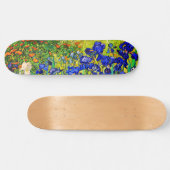 Irises van Vincent Van Gogh Skateboard (Horizontaal)
