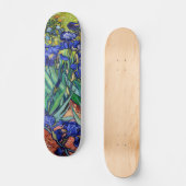 Irises van Vincent van Gogh Skateboard (Voorkant)