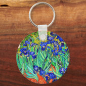 Irises van Vincent Van Gogh Sleutelhanger (Voorkant)