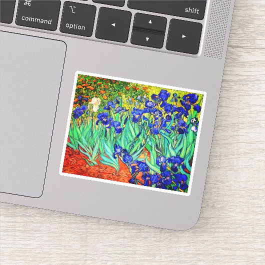 Irises van Vincent Van Gogh Sticker (Detail)