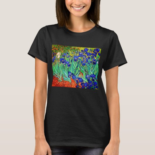 Irises van Vincent Van Gogh T-shirt (Voorkant)