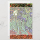 Irises van Vincent van Gogh, tuinkunst Briefpapier (Voorkant / Achterkant)