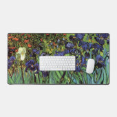 Irises van Vincent van Gogh,  tuinkunst Bureaumat (Keyboard & Muis)