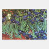 Irises van Vincent van Gogh, tuinkunst Inpakpapier Vel (Voorkant 2)