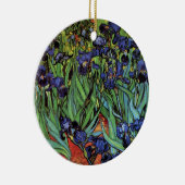 Irises van Vincent van Gogh, tuinkunst Keramisch Ornament (Rechts)