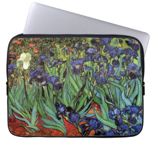 Irises van Vincent van Gogh, tuinkunst Laptop Sleeve