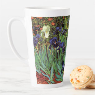 Irises van Vincent van Gogh,  tuinkunst Latte Mok