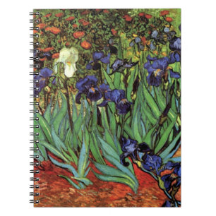 Irises van Vincent van Gogh, tuinkunst Notitieboek