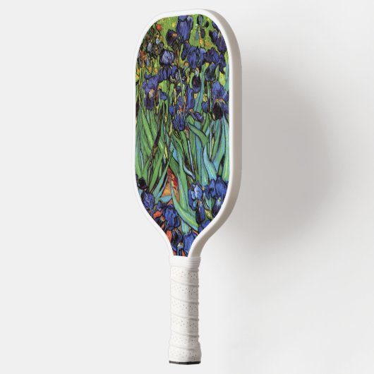 Irises van Vincent van Gogh, tuinkunst Pickleball Paddle (Links)