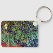 Irises van Vincent van Gogh,  tuinkunst Sleutelhanger (Voorkant)