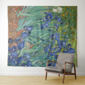 Irises van Vincent Van Gogh Wandkleed (In Situ (horizontaal))