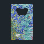 Irises Vincent van Gogh<br><div class="desc">Irises (1889) Vincent van Gogh.Décor estival mignon. Les iris bleus fleurissent dans un lit fleuri dans un jardin verdoyant. Reproduction d'oeuvres d'art célèbres dans le domaine public.</div>