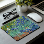 Irises | Vincent Van Gogh<br><div class="desc">Irises (1889) de l'artiste post-impressionniste néerlandais Vincent Van Gogh. La peinture paysagère originale est une huile sur toile montrant un jardin de fleurs d'iris en fleurs.
Utilisez les outils de conception pour ajouter du texte personnalisé ou personnaliser l'image.</div>
